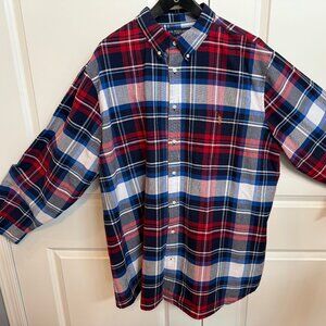 US Polo Assn Button Down long sleeve plaid casual shirt